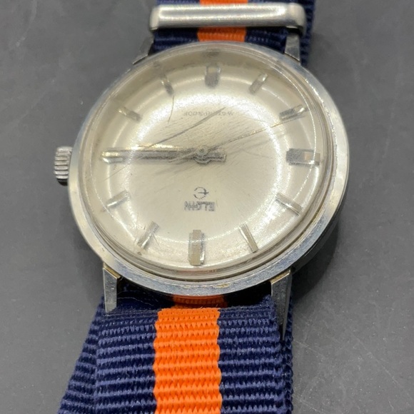 Vintage Elgin Pearl 35MM Waterproof Mens Watch, Running - Picture 3 of 9